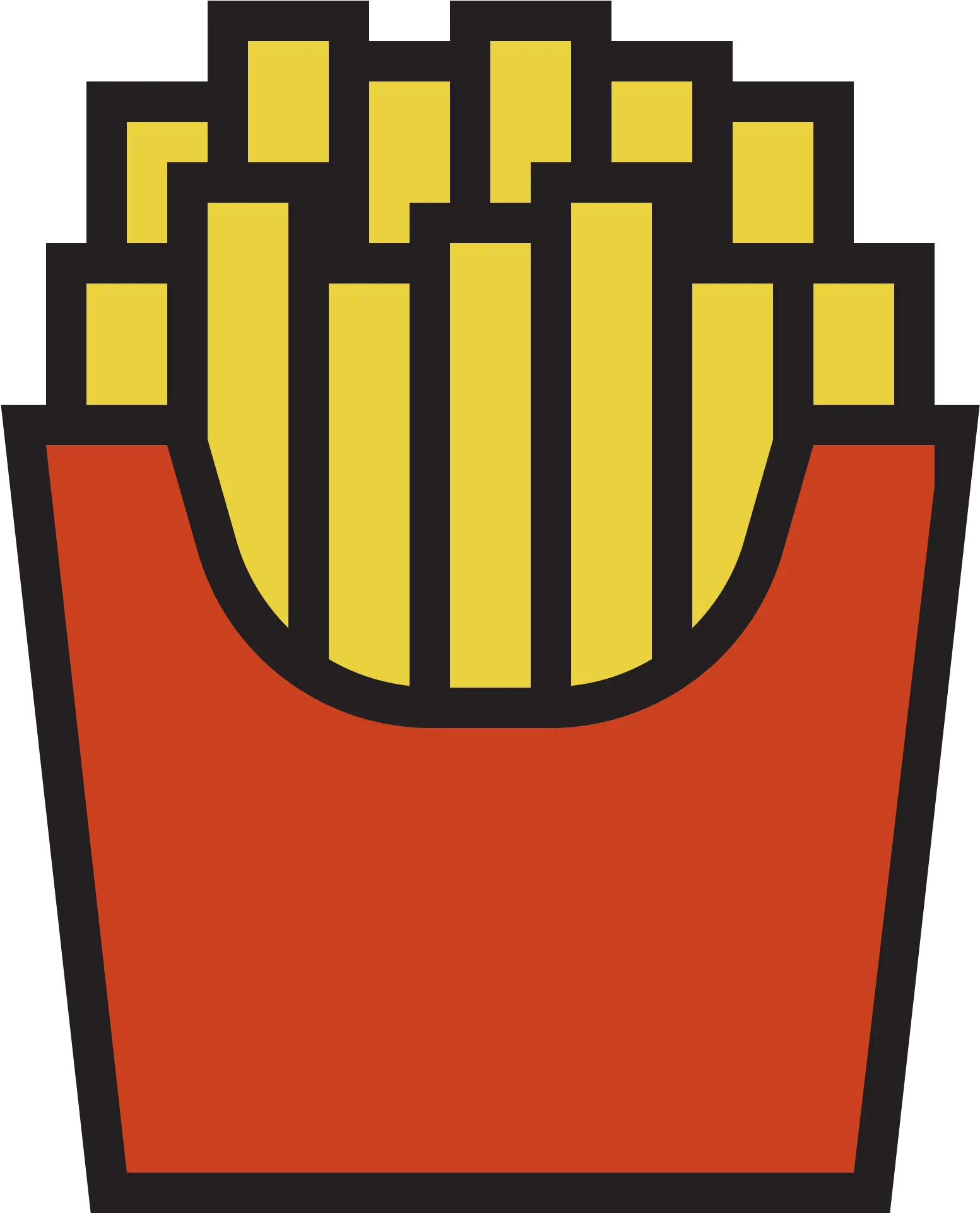 Filetoicon Iconavocadofrysvg Wikimedia Commons French Fries Png Fries Icon