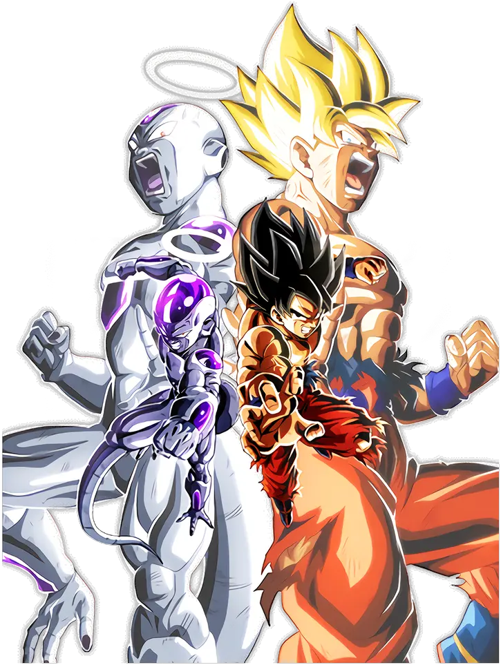 Goku And Frieza Dokkan Png Image Lr Goku And Frieza Frieza Png