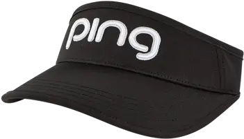 Ping Ladies Tour Visor Blackwhite Prodrive Baseball Cap Png Ping Logo