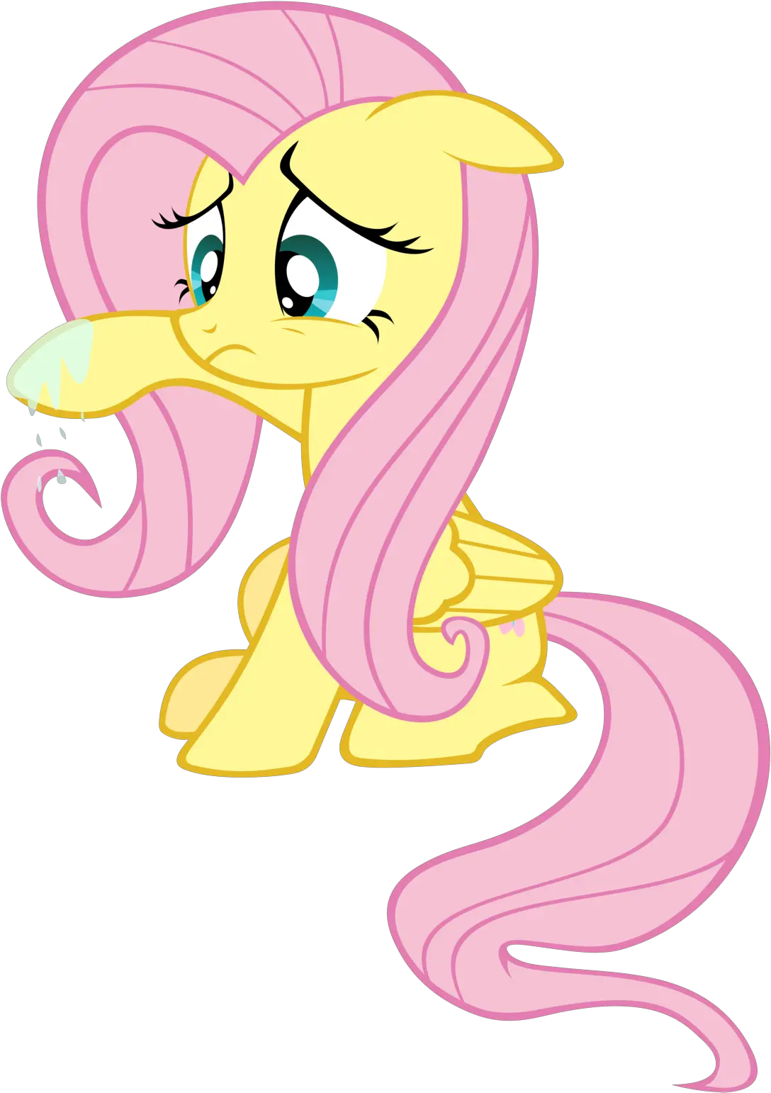 That Post Made Fluttershy Cry Fluttershy Cry Clipart Mlp Eg Fluttershy Crying Png Cry Png