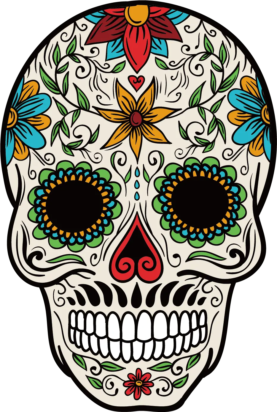 Mexican Skull Mexico Color Calavera La Mexican Skull Png Calavera Png