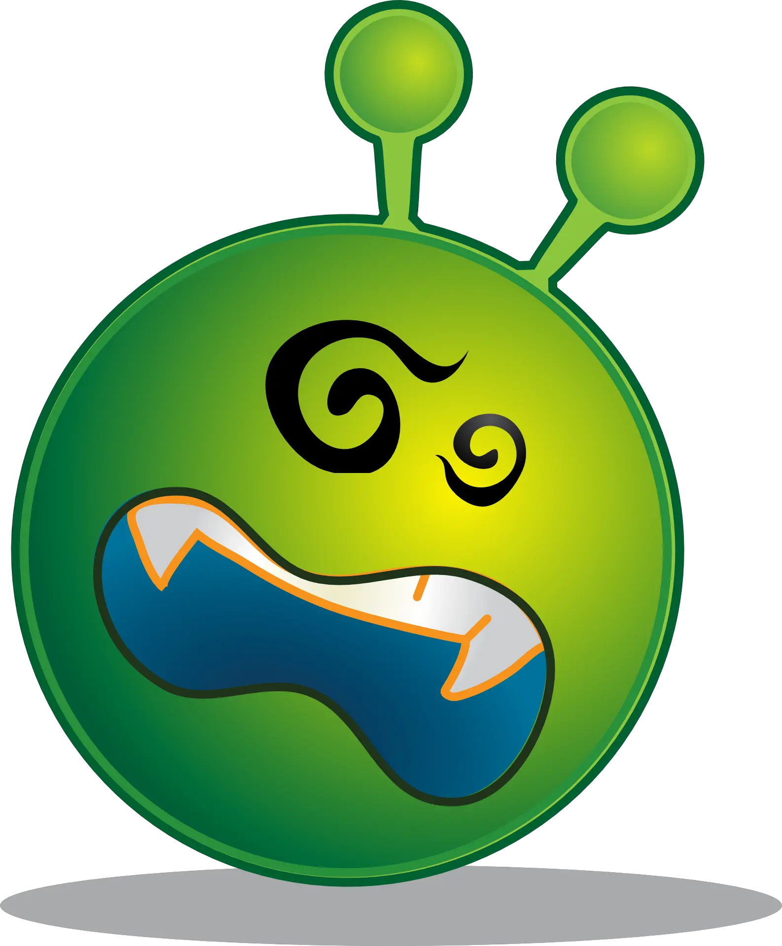 Blobsplashbloodhalloweenhorror Free Image From Needpixcom Alien Smiley Png Splash Emoji Png
