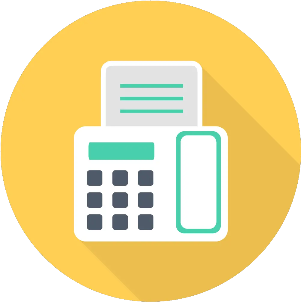 Fax Icon Flat Fax Machine Icon Png Fax Icon Png