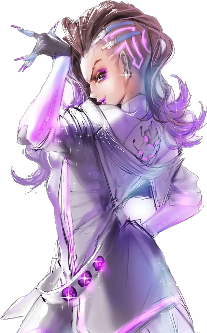 Download Overwatch Sombra Sombra Fan Art Cute Hd Png Sombra Ana Overwatch Png