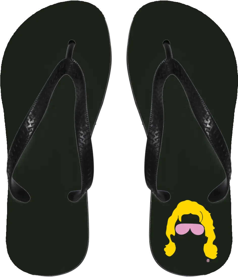 Flair Silhouette Flip Flops Medium U2013 The Ric Flair Shop Png Flair Icon