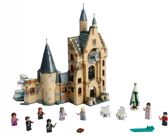 75948 Hogwarts Clock Tower Lego Harry Potter Png Castle