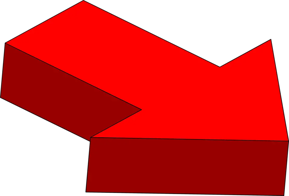 Long Red Arrow Png