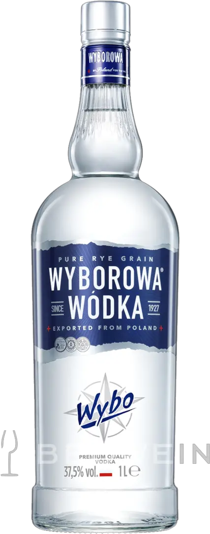 Wyborowa Wodka 1 0 L Vodka Wyborowa Png Vodka Transparent Background