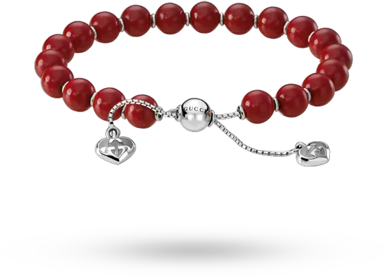 Gucci San Valentino Silver Red Boule Bracelet Png Gucci Icon Bracelet