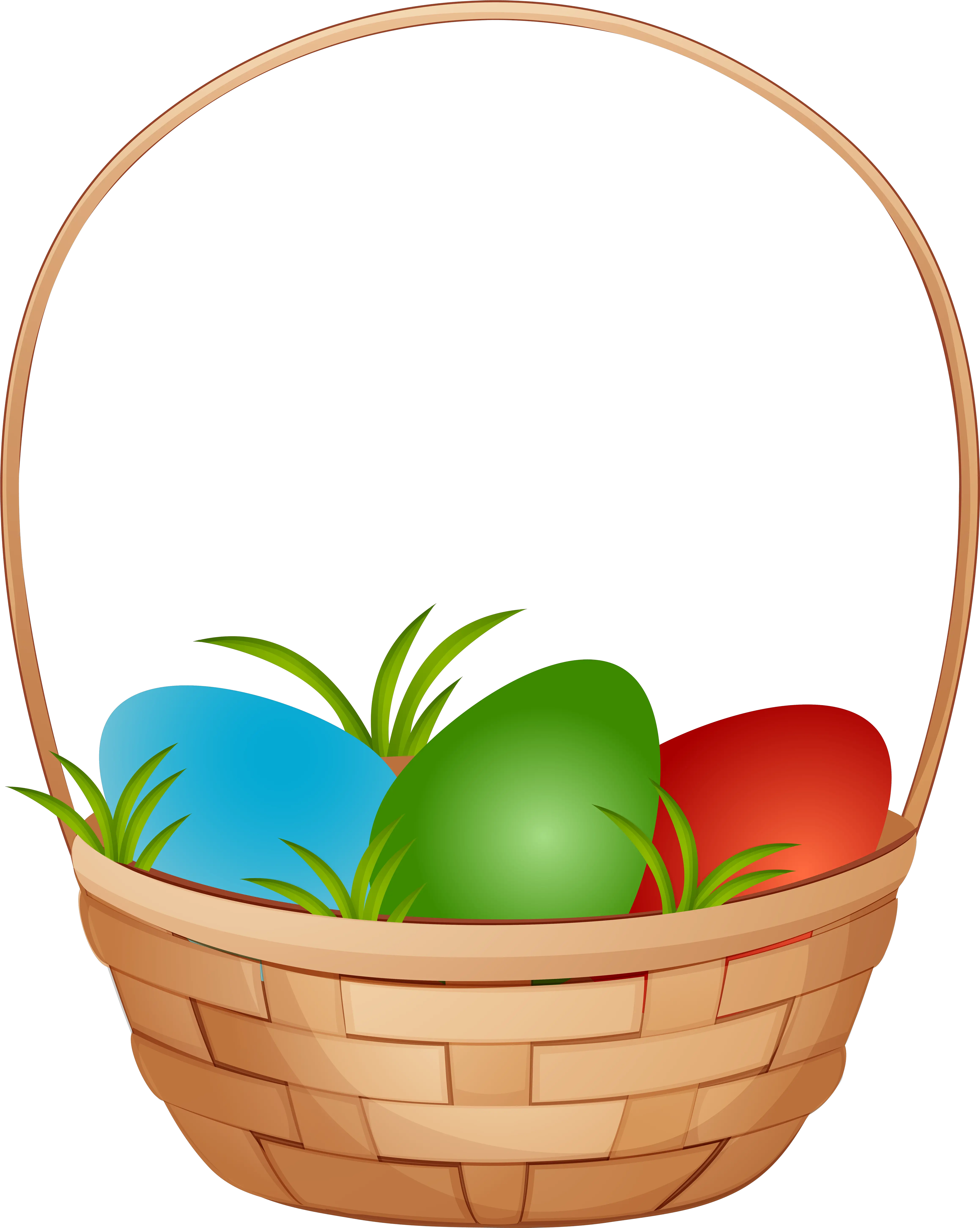 Picture Easter Egg Basket Png Basket Png