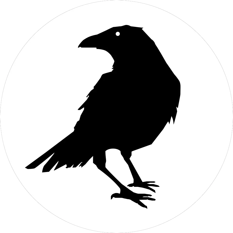 Jpg Download Raven Transparent Circle Raven Silhouette Png Raven Transparent Background