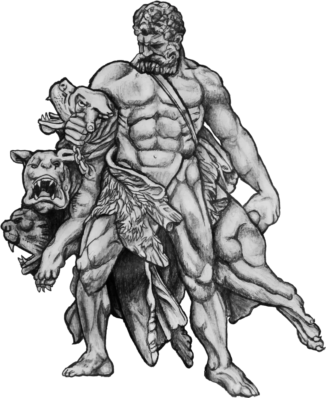 Hercules Cerberus Tattoo Design Png Hercules Tattoo Designs Cerberus Png