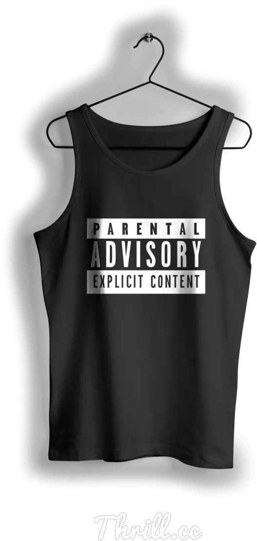 Parental Advise Tank Top Firm The Album Png Explicit Content Logo