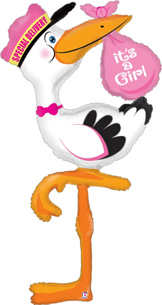 Storch Stork For Baby Girl Png Its A Girl Png