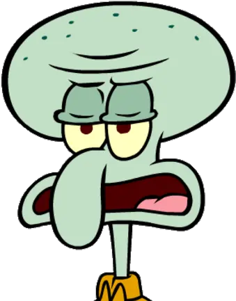 Squidward Squidward Spongebob Squarepants Png Squidward Nose Png