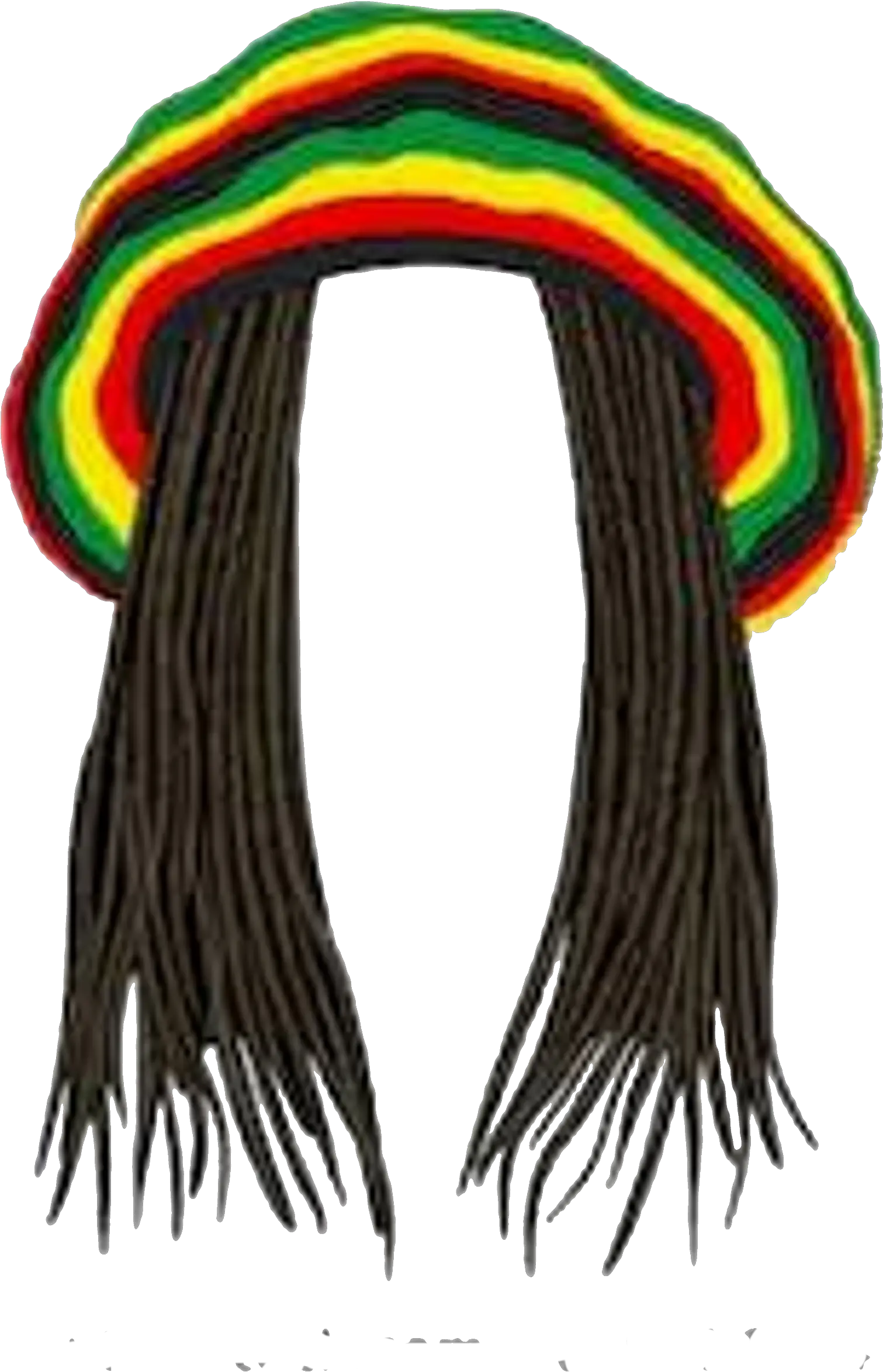 Download Rasta Hat With Dreads Jamaican Hat With Dreads Png Dreads Png