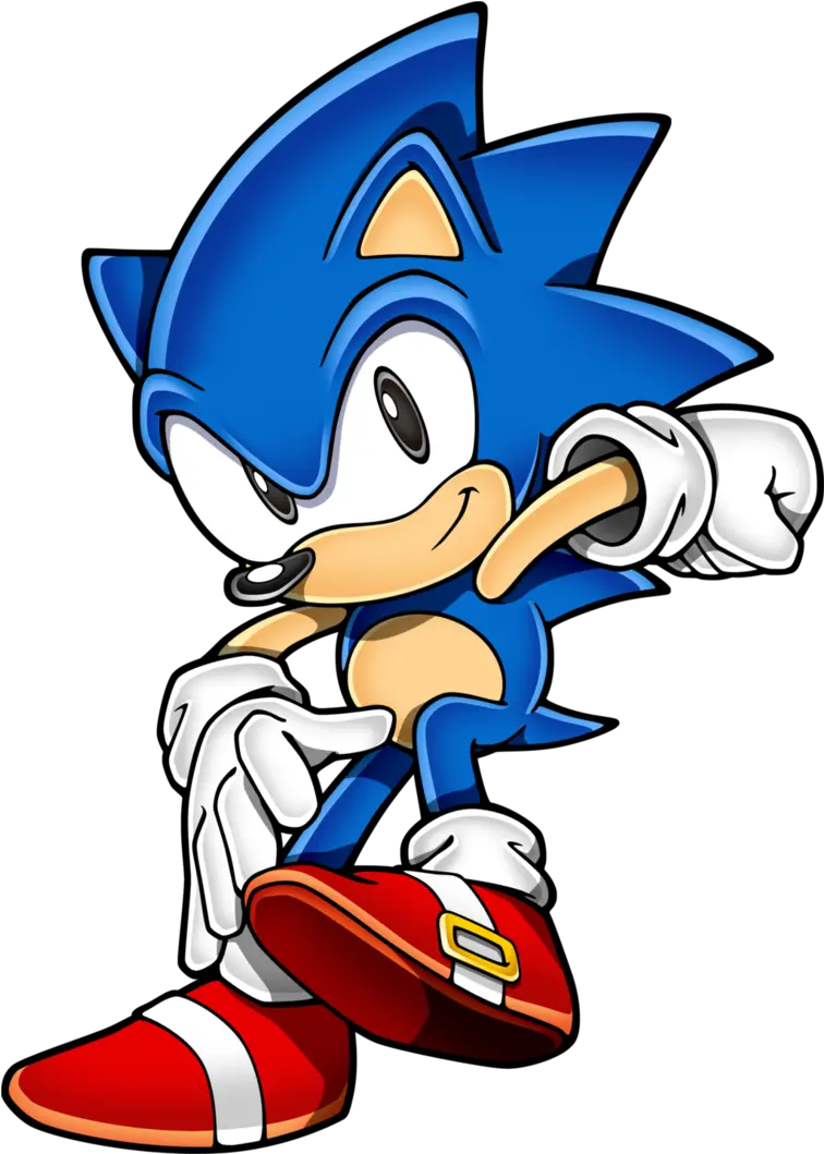 Sonic Games Drawing Classic Sonic The Hedgehog Png Sanic Png