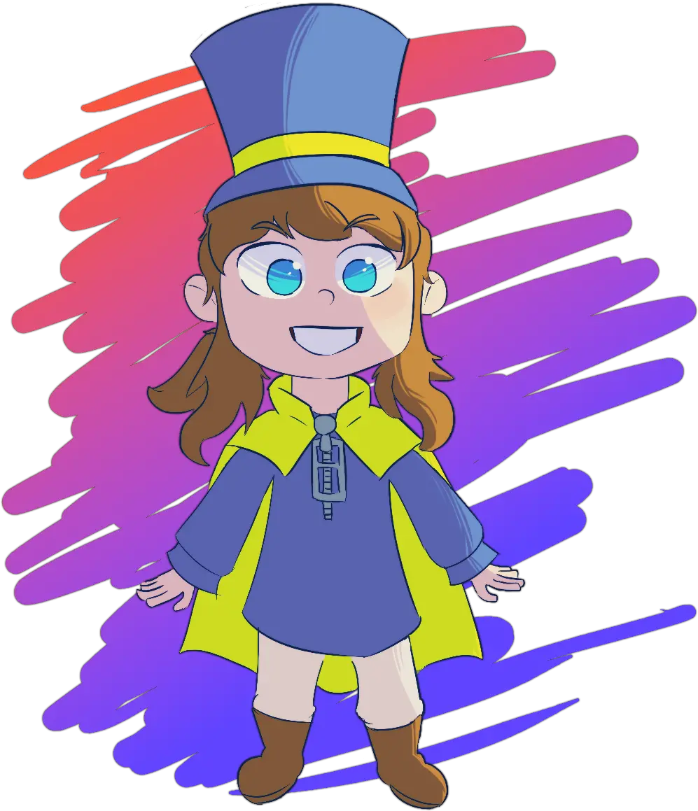 I Drew Hat Kid Clipart Art A Hat In Time Kid Png Hat Kid Png