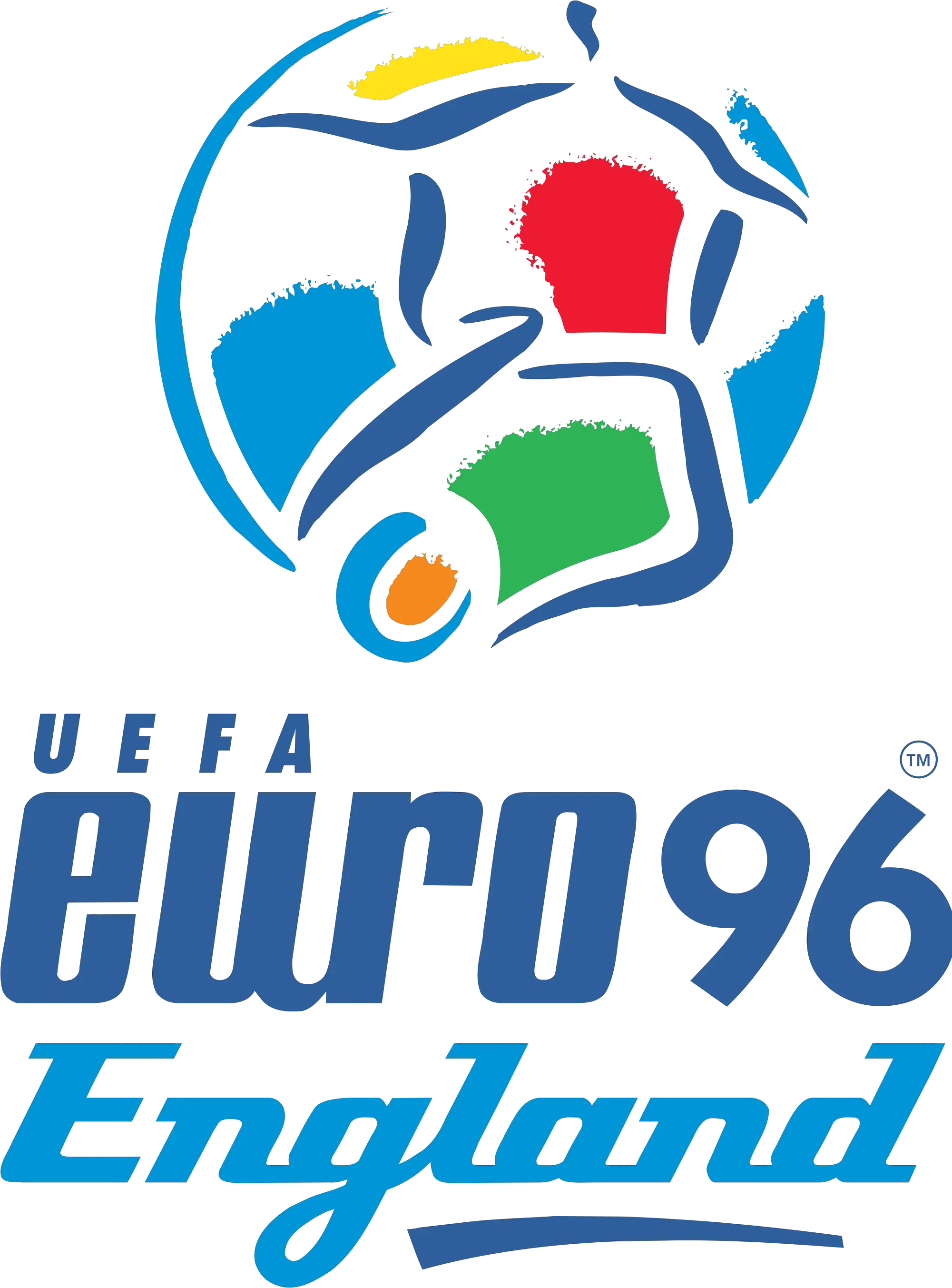 Uefa Euro England 1996 Logo Uefa Euro 96 England Png Euro Logo