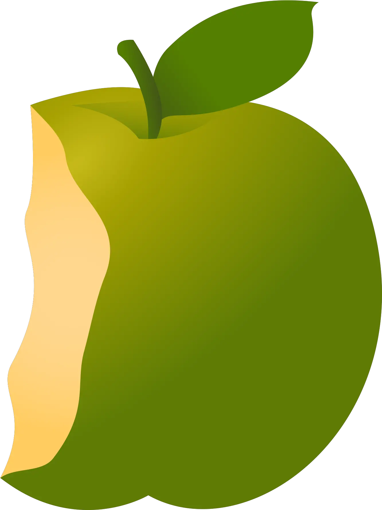 Apple Clipart Bitten Green Clip Art Png Bite Png