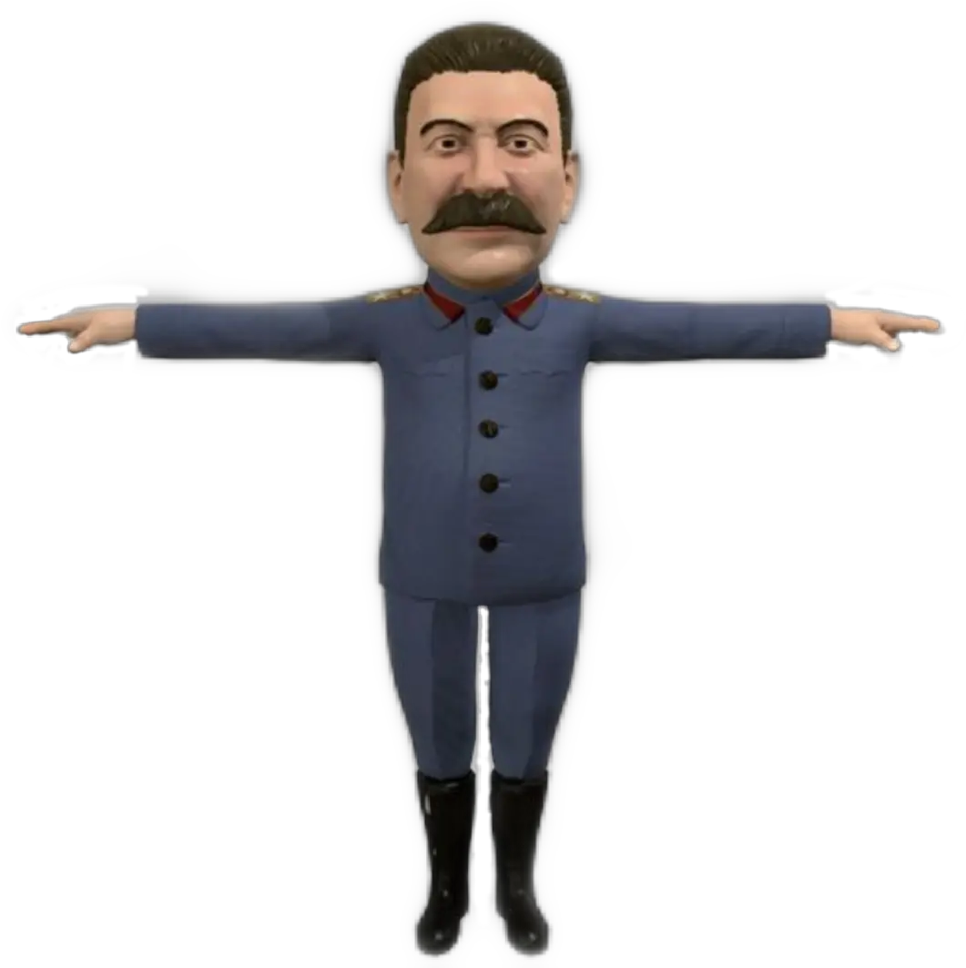 Stalin Tpose Communism Sticker By Noahagardner Joseph Stalin T Pose Png Stalin Png