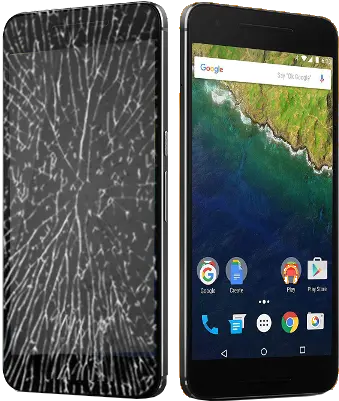 Huawei Cracked Screen Repairs Mobile Device Repairs Nexus 6p Png Screen Crack Transparent
