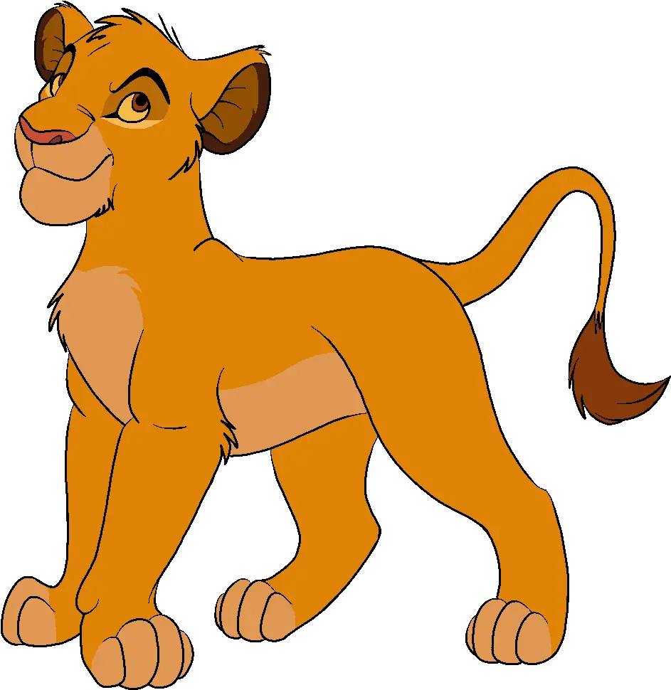 Simba Looking For Critique Cartoon Clipart Full Size Cartoon Png Simba Png