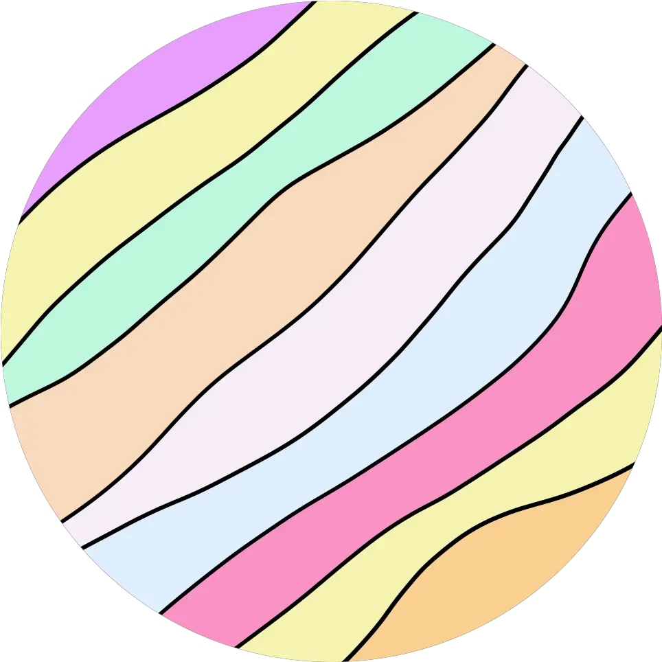 Circle Wavy Lines Colors Pastel Freetoedit Cycling Wheel Png Wavy Lines Png