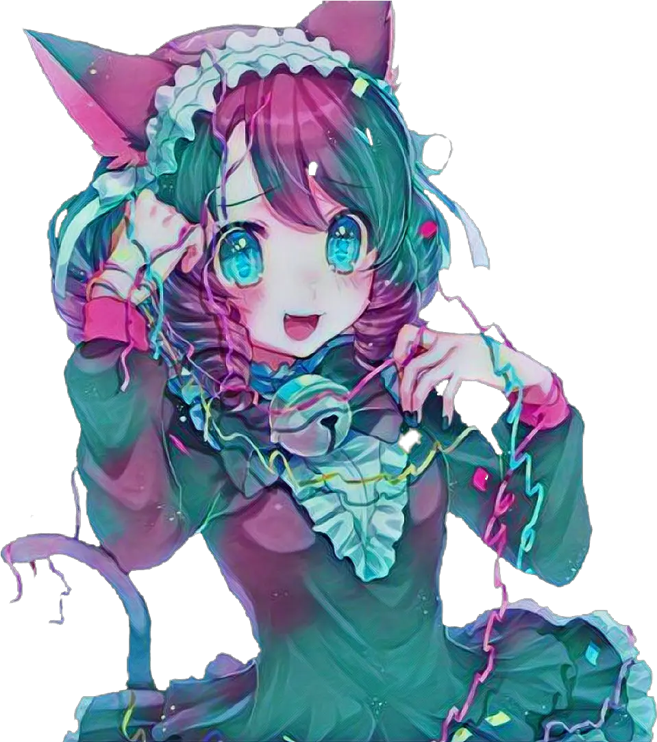 Anime Neko Nekogirl Animegirl Manga Mangagirl Adesivian Wolf Cute Anime Girl Png Manga Girl Png