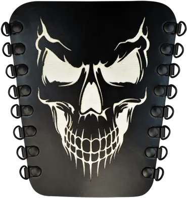 Grinning Skull Archers Arm Guard Dk6106 By Traditional Rip Clan Png Skeleton Arm Png