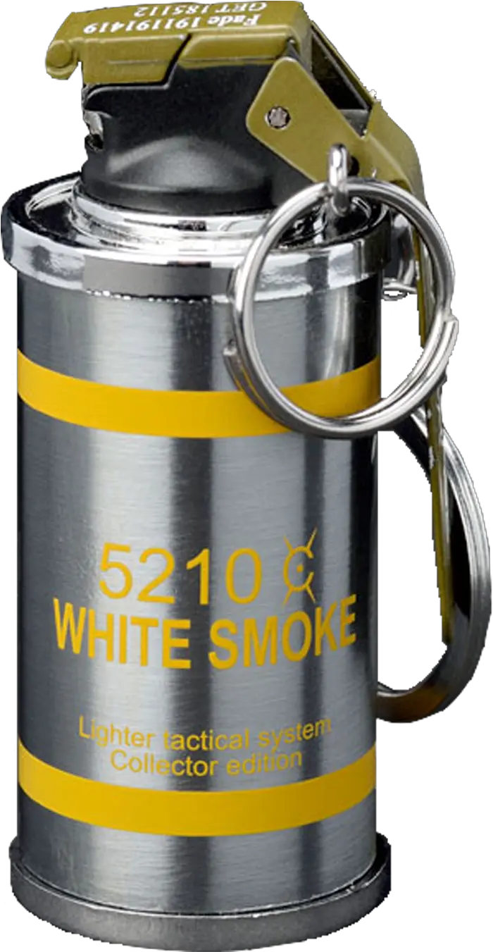 Hd Keychain Smoke Grenade Lighter Smoke Grenade Png Lighter Png