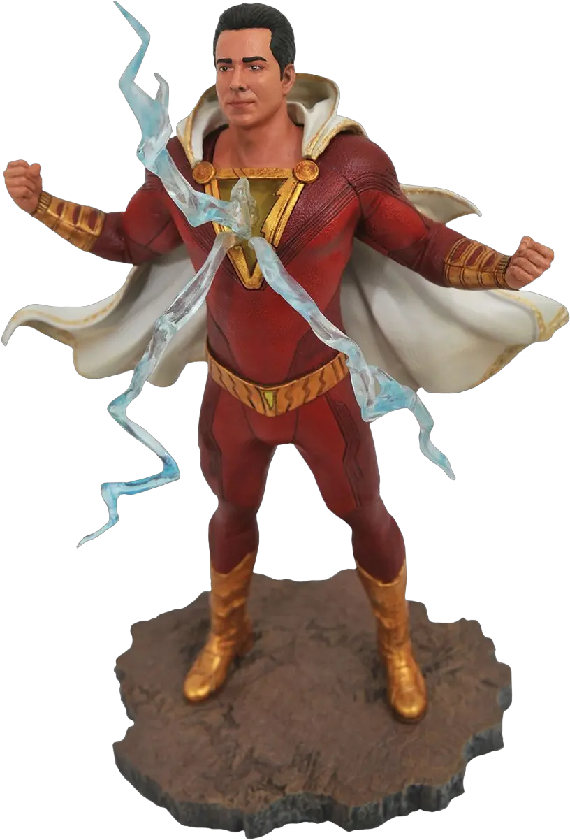 Download Shazam Dc Gallery Pvc Diamond Select Shazam Png Shazam Png