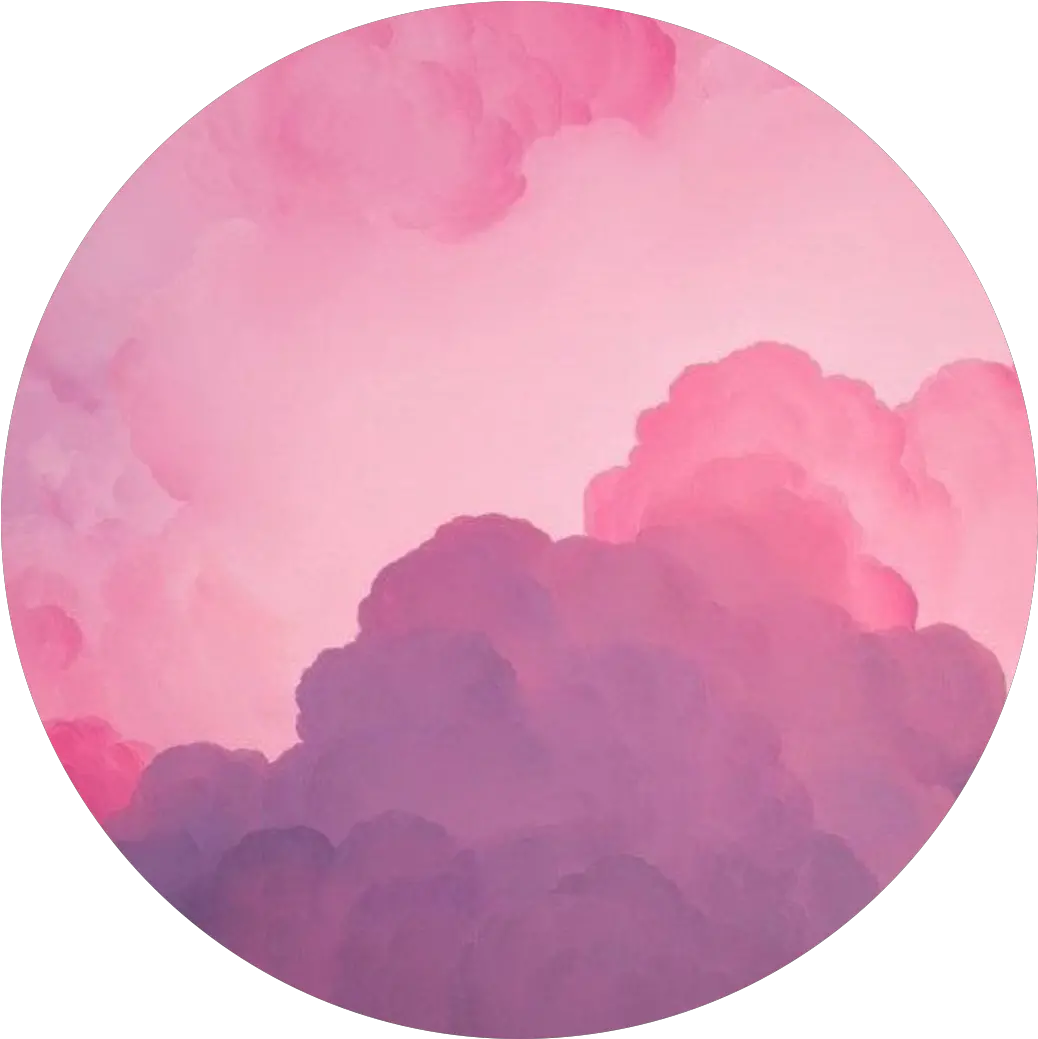 Circle Pink Magenta 268656304018211 By Disabledaccount Pink Cloud Icon Png Notes Icon Aesthetic