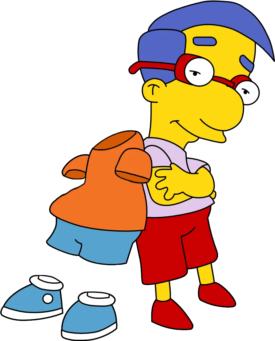 Download But These Images Manipulated By Me In Adobe Bart Simpson And Milhouse Png Bart Simpson Png