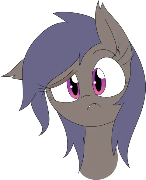 2057466 Artistwafflecakes Bat Pony Bat Pony Oc Bust Adaptive Modulation Png Confused Transparent