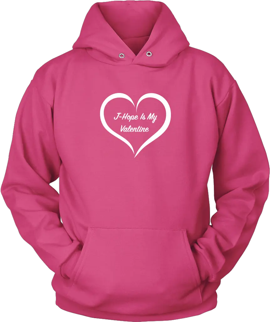 J Hope Is My Valentine Unisex Hoodie Pink Pablo Escobar Hoodie Png Jhope Png