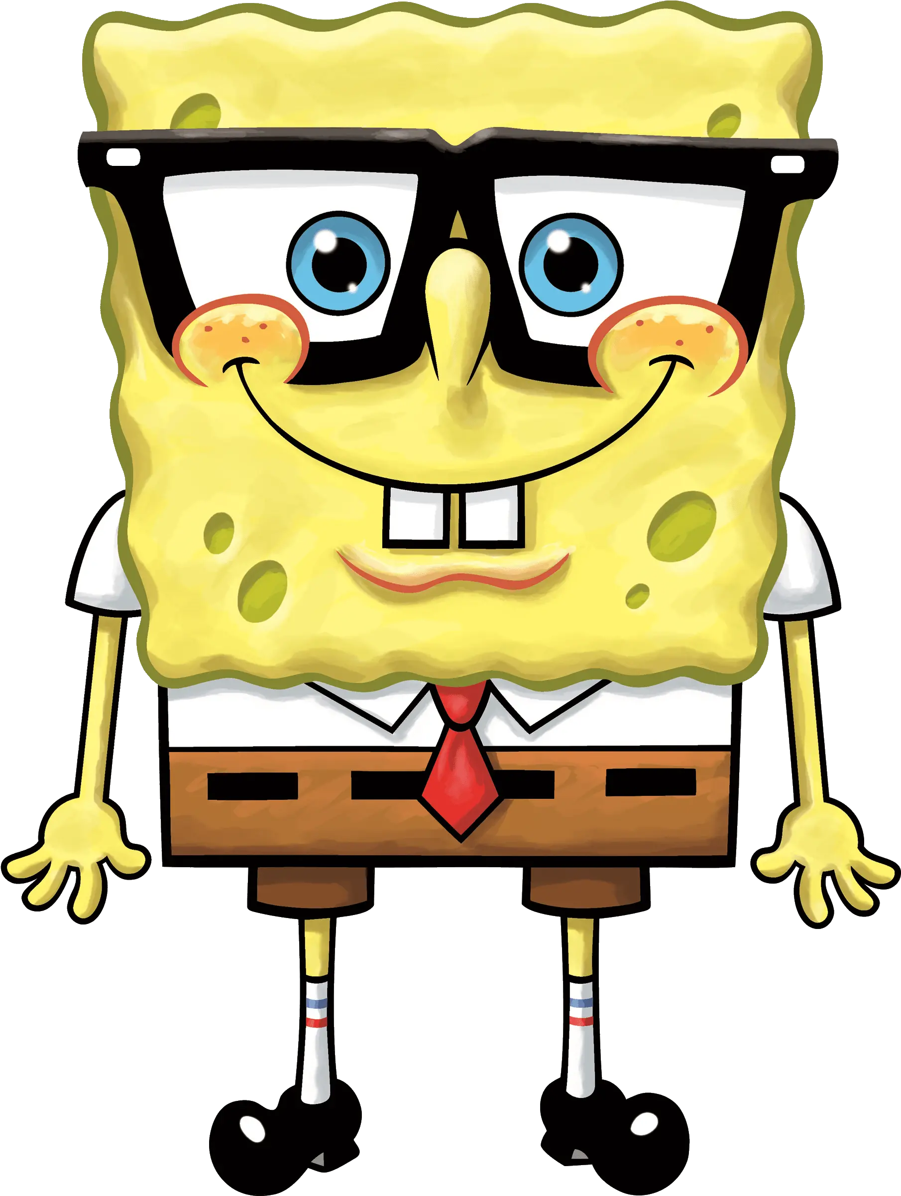 Spongebob Sponge Bob Square Pants With Glasses Png Sponge Bob Png