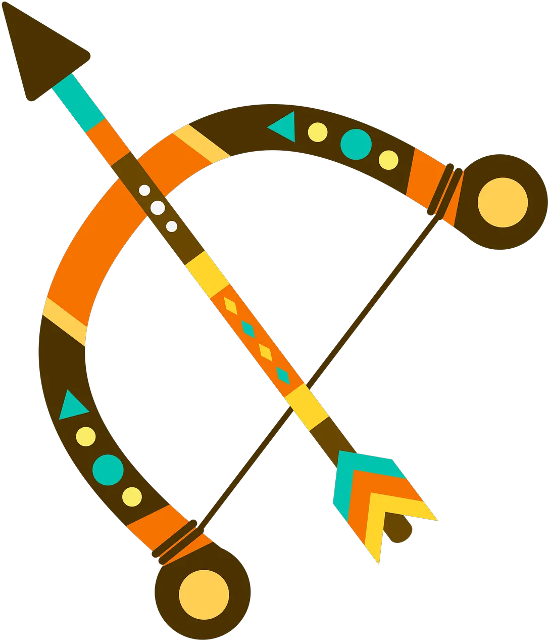 Bow Arrow Tribal Free Image On Pixabay Png Tribal Arrow Png