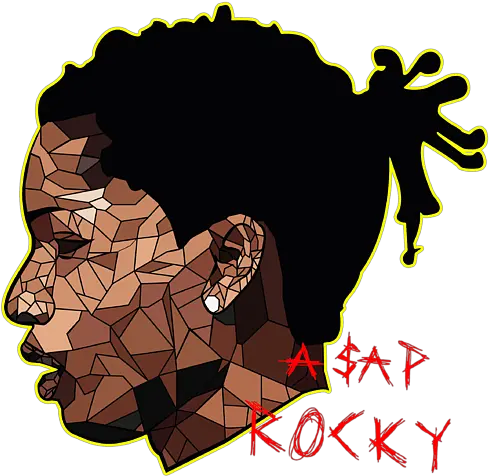 Asap Rocky Wpstore T Shirt Hair Design Png Asap Rocky Logo