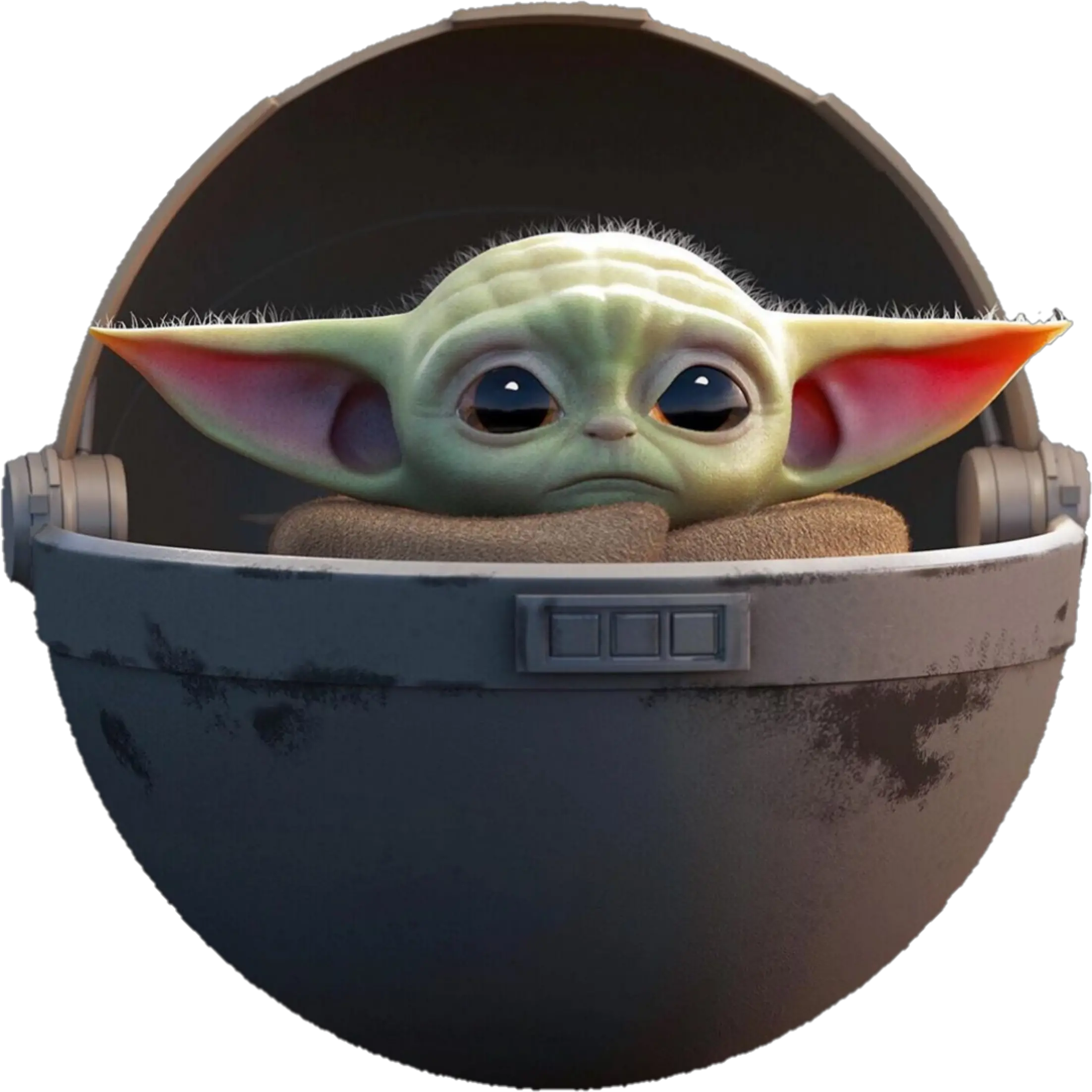 Art 3d Cute Babyyoda Yoda Sticker Baby Baby Yoda In Crib Png Yoda Transparent