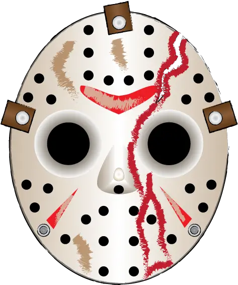 Download Hd Jason Hockey Mask Damaged Jason Mask Png Transparent Jason Mask Png