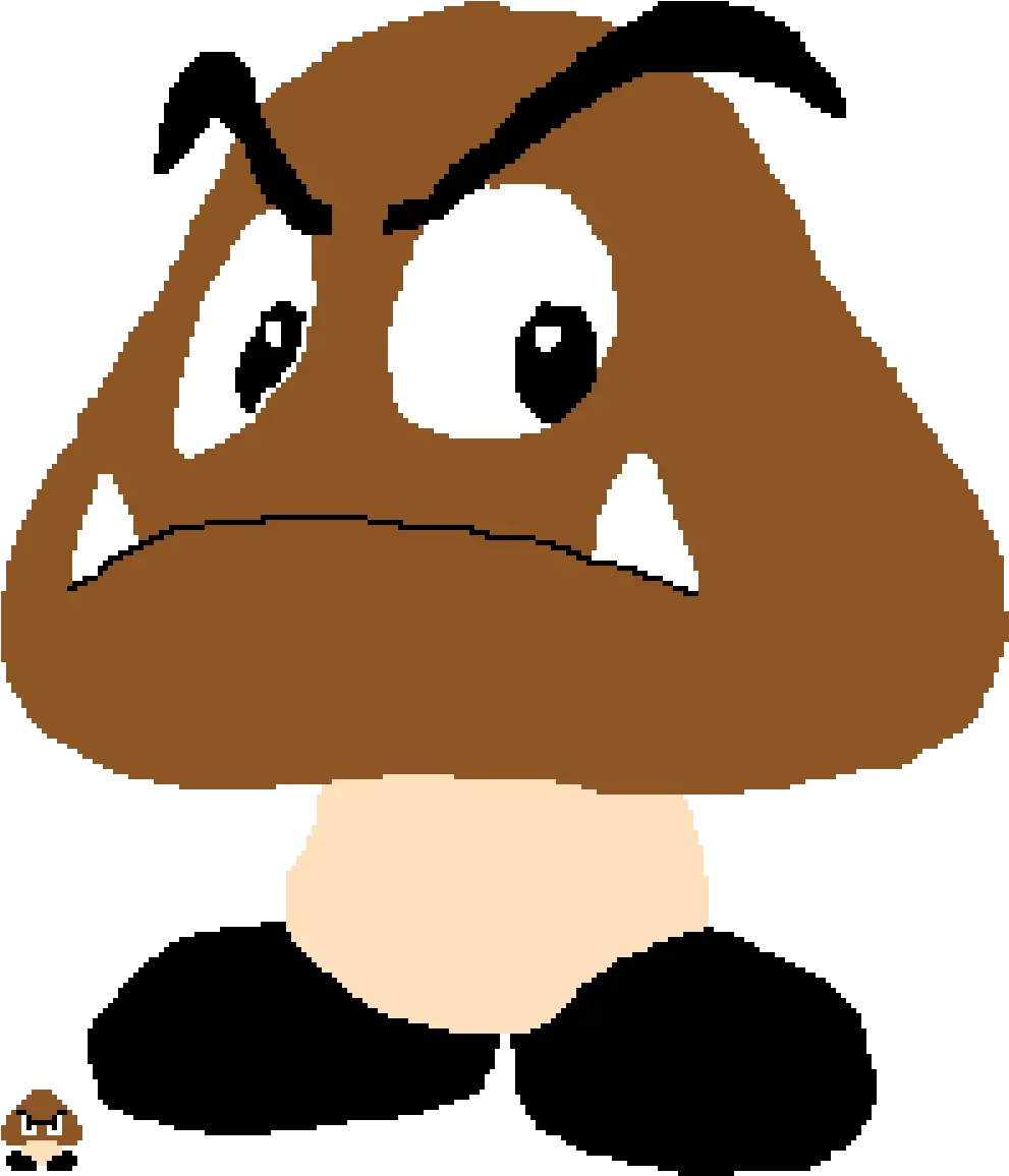 Download Giant Goomba Aperture Science Png Image With No Cartoon Goomba Png