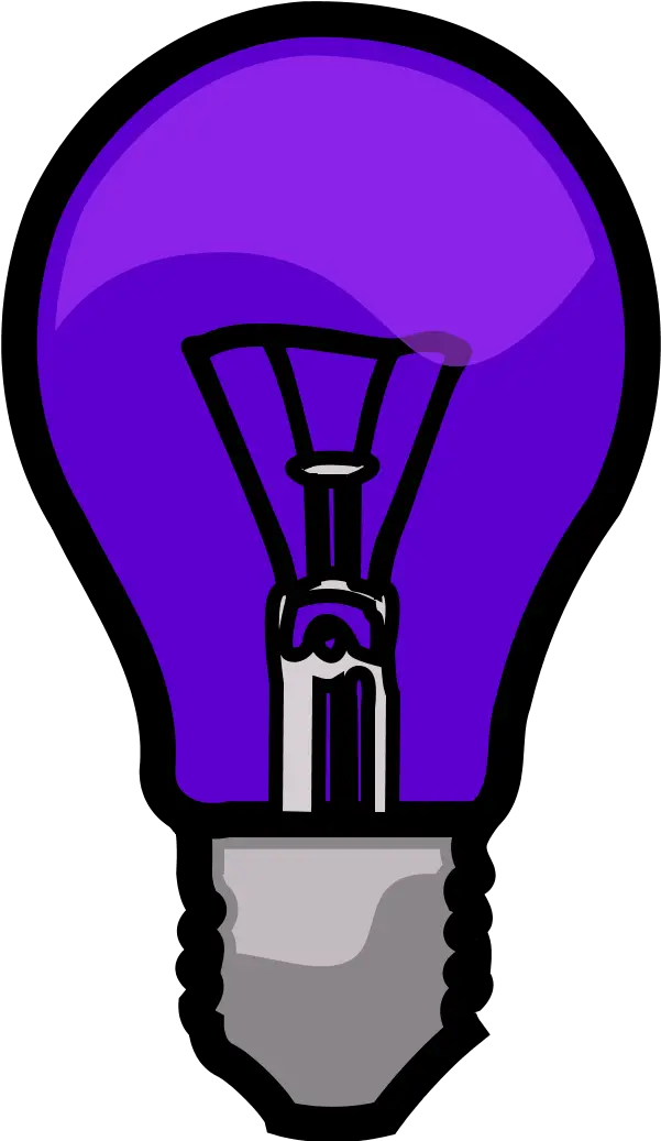 Download Light Bulb Clipart Purple Png Idea Light Bulb Solid Light Bulb Clip Art Idea Light Bulb Png