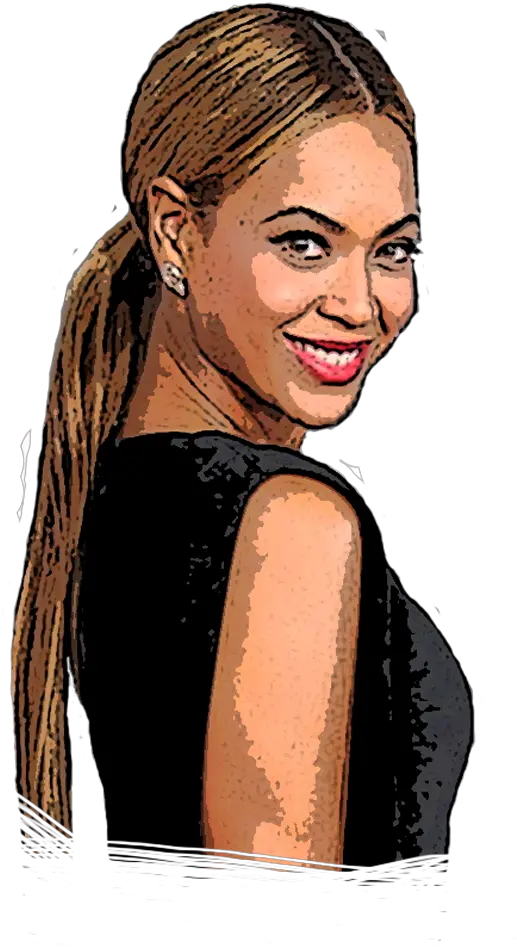 Hairstyle Hair Coloring Long Cartoon Beyonce Clipart Png Beyonce Png