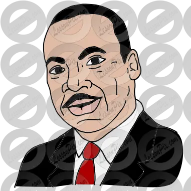 Martin Luther King Picture For Classroom Therapy Use Cartoon Png Martin Luther King Png