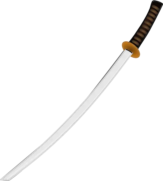 Tachi Sword Clip Art Ninja Sword No Background Png Sword Clipart Png