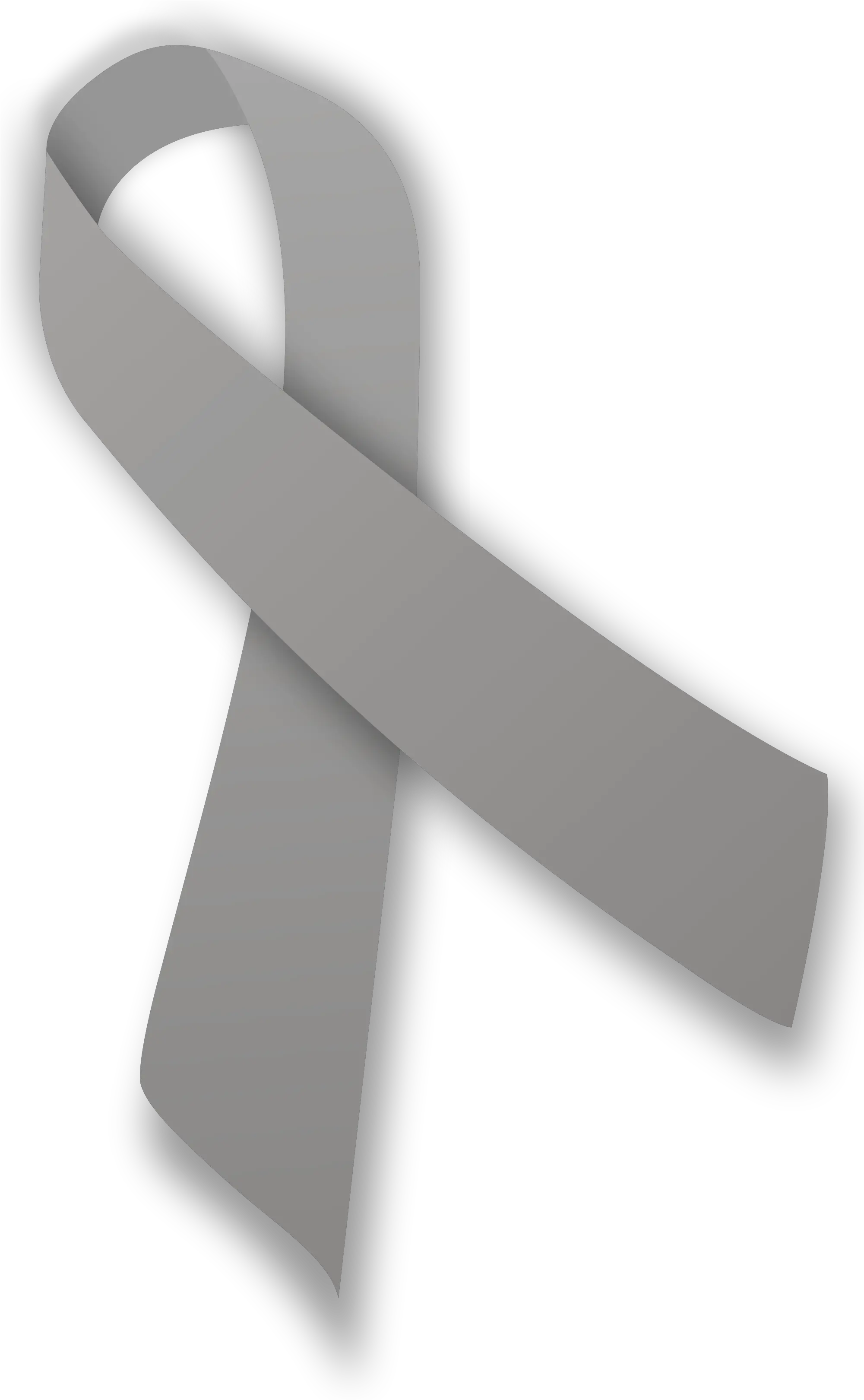 Grey Ribbon Png Transparent Image Arts Go Gray In May Ribbon Png Transparent