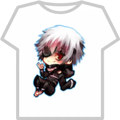 Transparent Chibi Kaneki Roblox T Shirt Roblox De Harley Quinn Png Kaneki Transparent