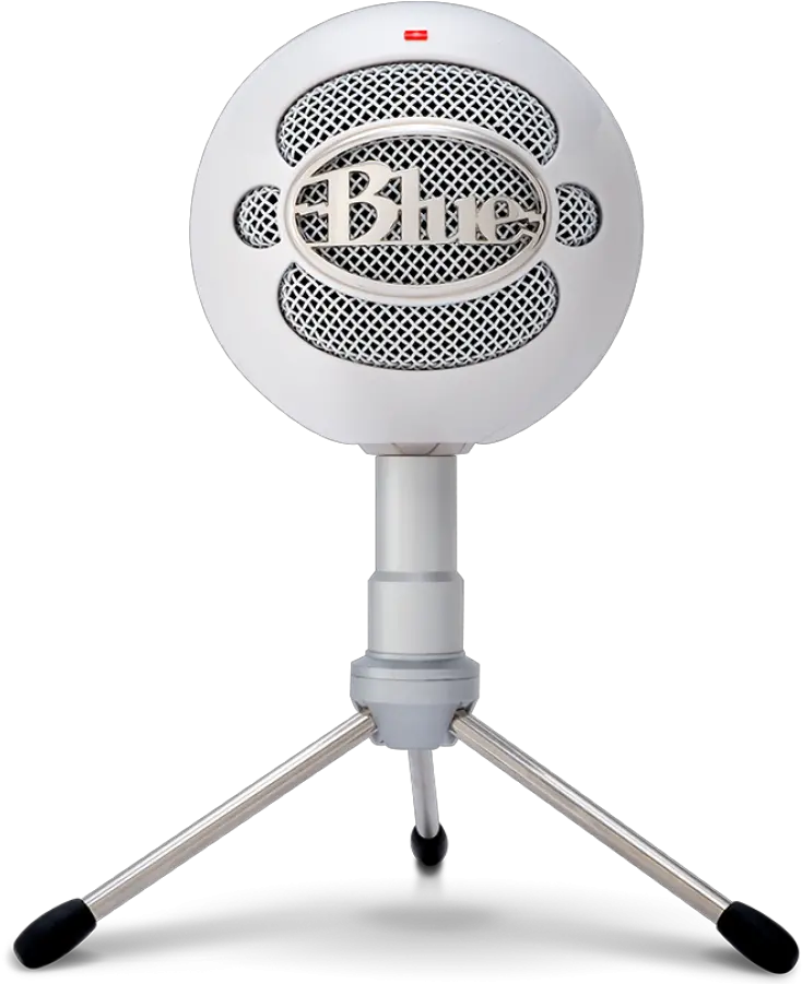 Blue Microphones Snowball Ice Condenser Usb Microphone White Blue Snowball Ice Mic Png Mic Transparent