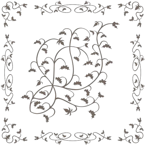 Swirling Floral Border Ornate Inside Ornate Floral Border Png Transparent Floral Border